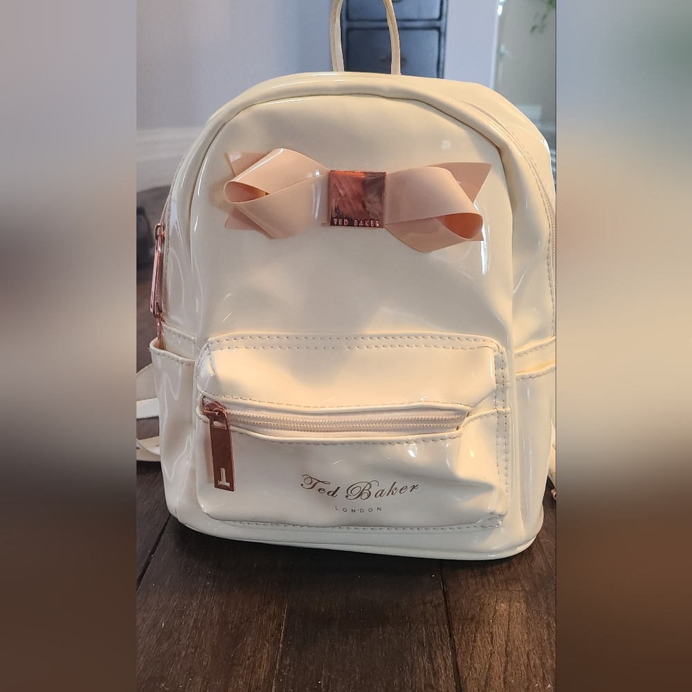 Ted Baker cream/pink mini backpack